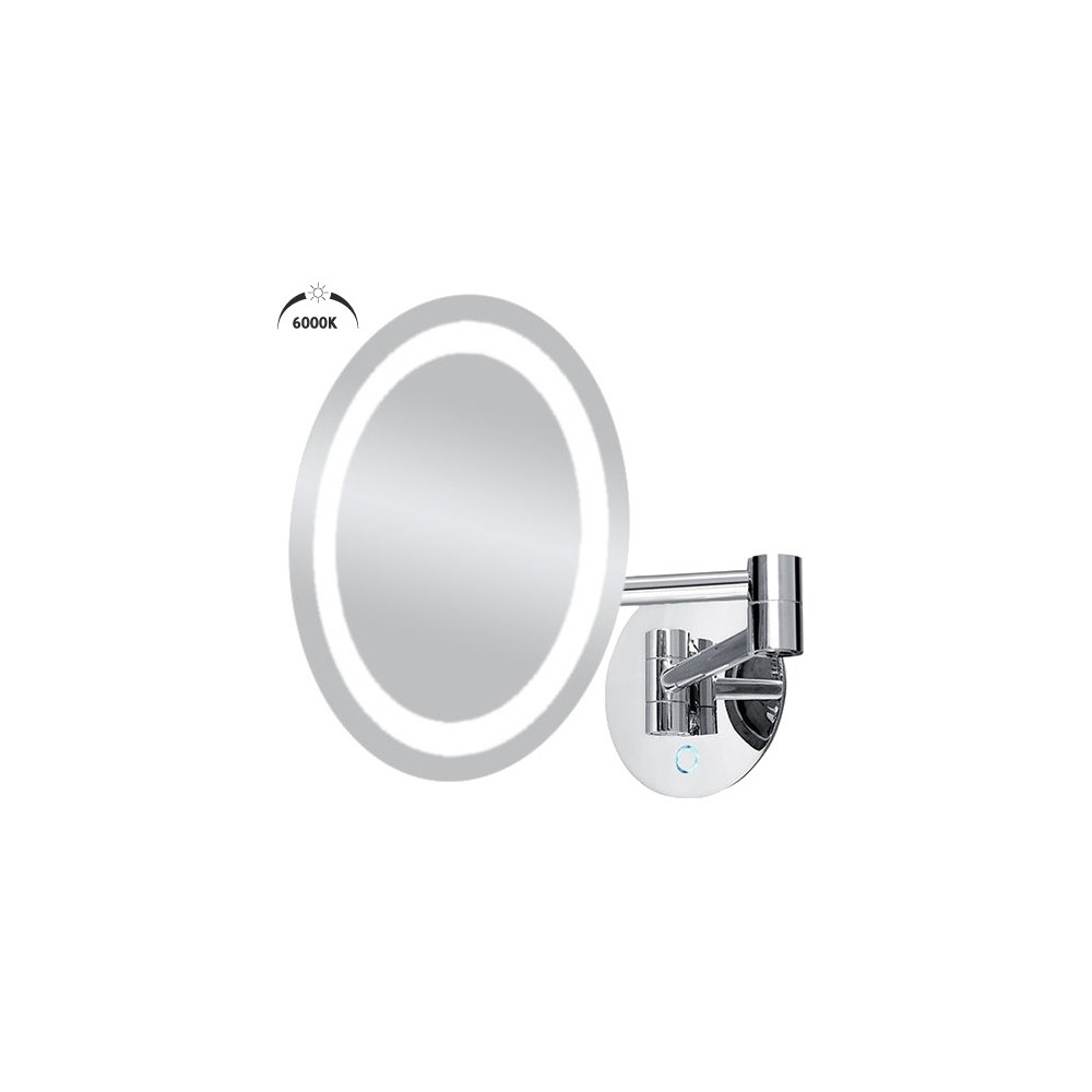 LED Kozmetické zväčšovacie zrkadlo NIMCO ZK 20165-26