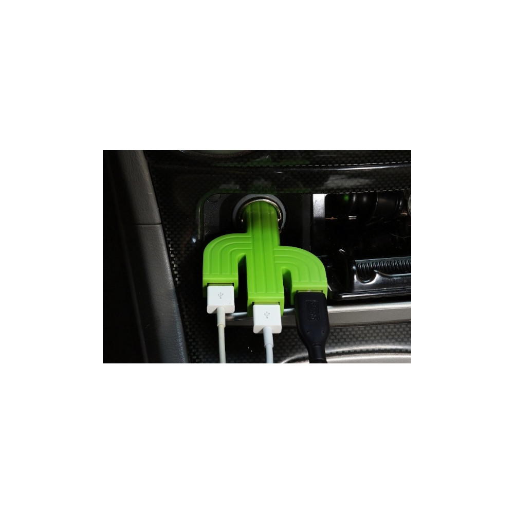 USB nabíjačka do auta - kaktus