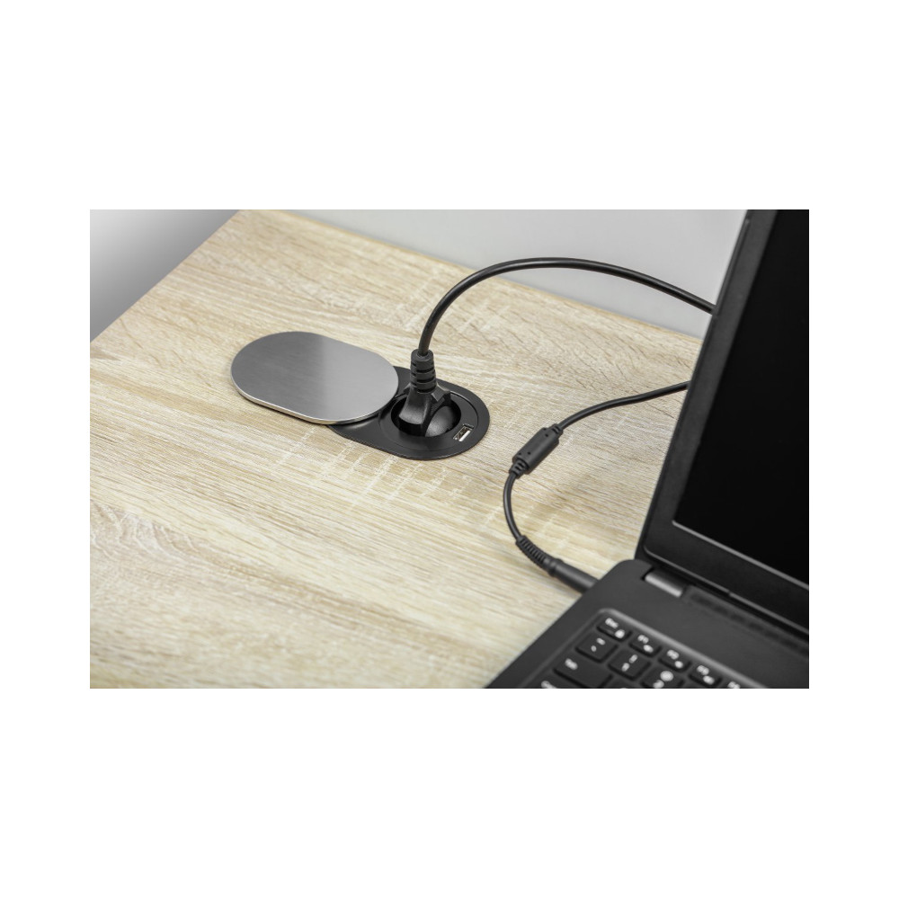 Zásuvka do nábytku s USB nabíjaním GTV SLIDE