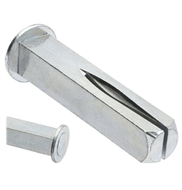 Štvorhran pre jednostrannú montáž kľučiek 8 x 8 mm