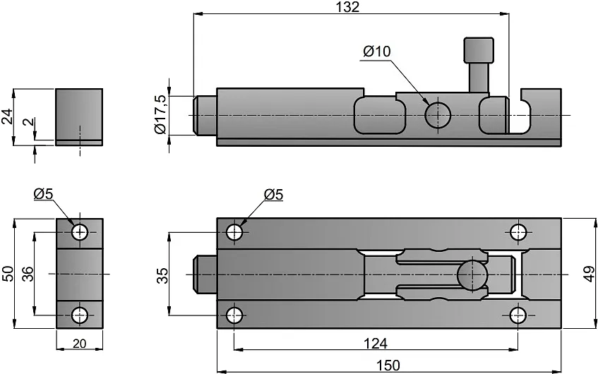 Západka na bránu