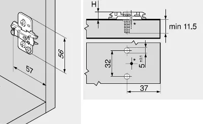 BLUM 174H7100E