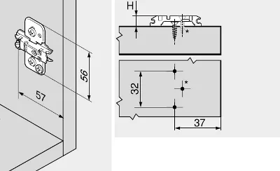BLUM 173H7100